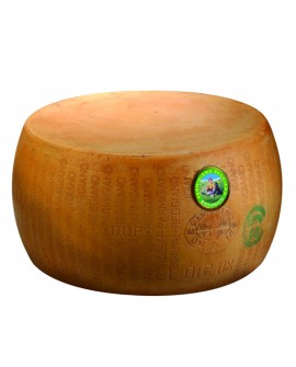 Forma intera Parmigiano Reggiano DOP BIOLOGICO classico 20-22 mesi - 36-38 kg - Montanari & Gruzza