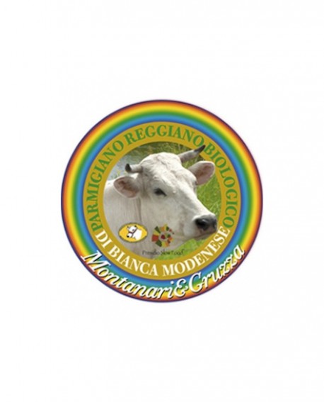 Forma intera Parmigiano Reggiano Biologico Vacca Bianca Modenese 40 mesi - 35-36 kg - Montanari & Gruzza